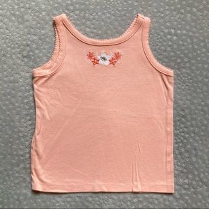 Janie and Jack Embroidered Coral Tank Top!